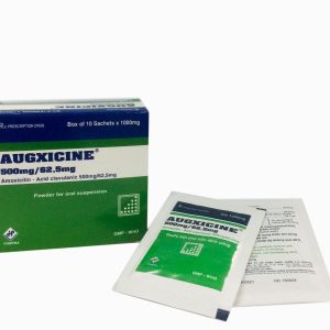 AUGXICINE 500mg/62,5mg Hộp 10 gói x 1000mg bột pha