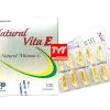 Natura Vitamin E vỉ vàng-Hộp 100 Viên giúp làm mịn, cấp ẩm, làm đẹp da giúp da sáng bóng