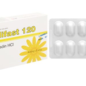 fexofenadin 120mg USP-Hộp 3 vỉ x 10 viên trị mày đay mạn tính cadifast 120 US PHARMA USA