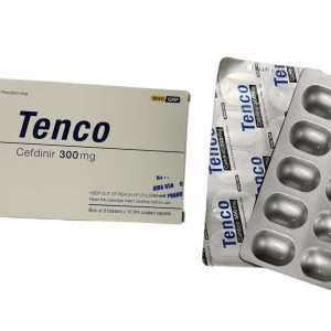 Cefdinir 300mg USP-Hộp 3 vỉ x 10 viên Tenco US Pharma USA