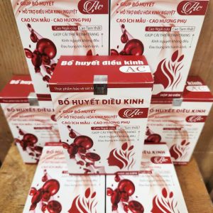 Bổ huyết Điều kinh Lọ-Hộp 30 viên với nhiều TP như Cao Ích Mẫu, cao hương phụ, Ngải cứu hỗ trợ giúp bổ huyết, hỗ trợ các trường hợp đau bụng khi hành kinh, kinh nguyệt không đều