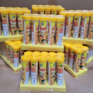 Viên sủi 3g Multi plus AC vị Cam tươi ngon-Lốc 10 tuýp x 20 viên