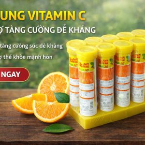 Viên sủi 3g Multi plus AC vị Cam tươi ngon-Lốc 10 tuýp x 20 viên