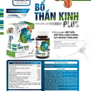 Viên uống Bổ Thần Kinh dạng Lọ HN- Hộp cứng cao cấp Hiệu quả cao