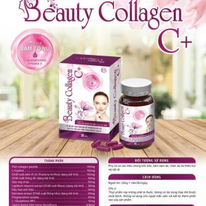 Collagen Beauty C+ Cao cấp-Hộp cứng x 1 Lọ 30 viên