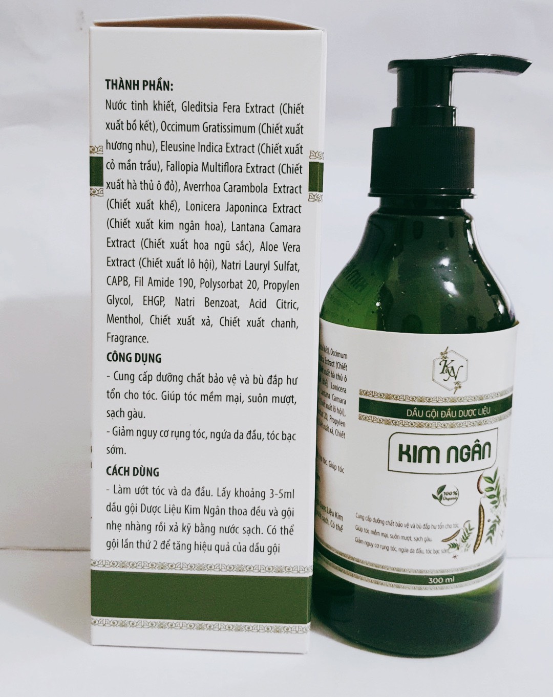 dầu gội kim ngân