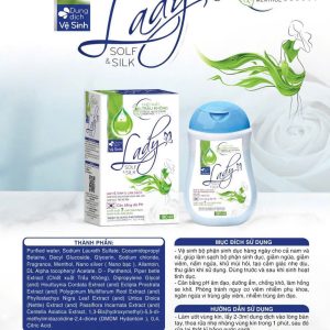 Dung dịch vệ sinh phụ nữ Lady soft silk-Chiết xuất Trầu không cao cấp