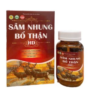 Sâm nhung bổ thận đỏ-Hộp 30 viên