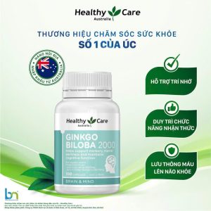 (Nhập khẩu Australia) Ginkgo Biloba 2000 Úc-Chai 100 viên