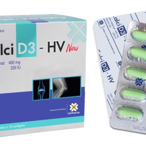 Calci D3-USP New Hộp 10 vỉ x 10 viên nang mềm Canxi