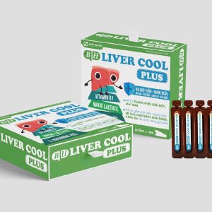 Liver Cool Plus Mát gan giải độc-Hộp 20 ống x10ml hỗ trợ làm giảm mề đay,mụn nhọt,mẫn ngứa