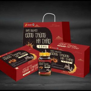 Viên bổ Đông Trùng Hạ Thảo-Hộp cứng 2 Lọ x 30 viên cao cấp