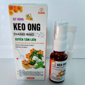 Xịt họng Keo Ong Xuyên Tâm Liên-Hộp 1 chai 20ml cao cấp