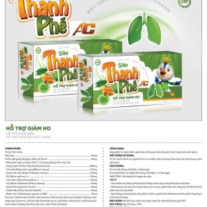 Siro Ho Hộp 20 Ống x ml hỗ trợ bổ phế giảm ho