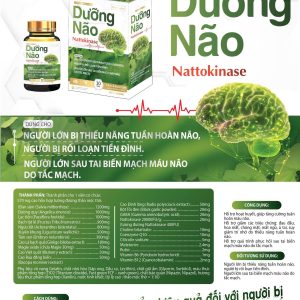 Dưỡng Não Lọ Hộp cứng x 30 viên, Ngày 1 viên duy nhất-Hoạt huyết, dưỡng não đặc biệt cho người rối loạn tiền đình và hay bị mất ngủ