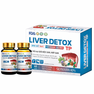 Bổ Gan 2 Lọ x 30 viên Hộp cứng-Liver Detox TP giải độc gan