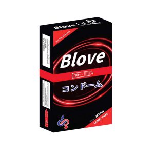 Hộp 10c Bao cao su Blove 0,02 siêu mỏng hỗ trợ kéo dài thời gian cao cấp
