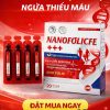 Sắt ống NanoFolice 20 Ống x 10ml bổ sung sắt III Acid Folic hỗ trợ thiếu máu do thiếu sắt