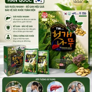 Giải rượu nước dạng gói Nhập khẩu Hàn Quốc-Xách 30 Gói nước hỗ trợ giải rượu bia bổ gan giải độc