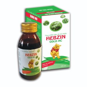 Siro Ho Cảm Hebzin Gold Tỏi đen húng chanh mật ong chanh đào bạch chỉ ngãi cứu-Hỗ trợ giải cảm do lạnh hoặc thay đổi thời tiết