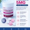 Prednisolone 5mg chai 500 Viên nén 2 lớp trái tim-Chống viêm & ức chế miễn dịch