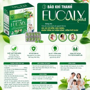 Viên ho dầu Hộp 100 viên Eucaly Gold Bảo khí thanh