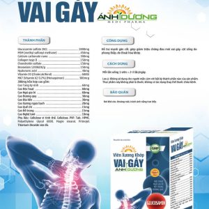 Viên xương khớp Vai gáy Lọ-Hộp 1 Lọ x 60 viên cao cấp