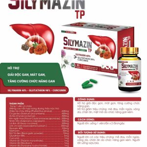 Bổ gan hộp cứng 2 Lọ Silymarin TP-tăng cường chức năng giải độc gan